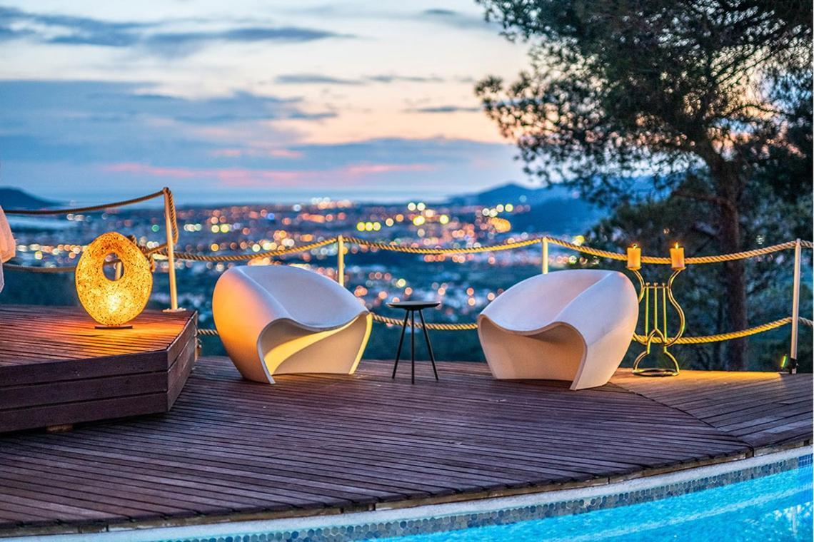 Villa With Amazing Views Over The Hill Can Furnet Esterno foto