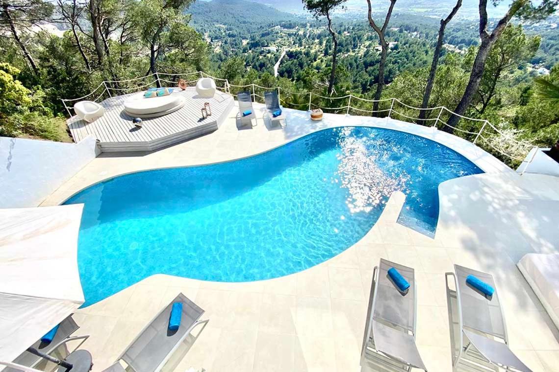 Villa With Amazing Views Over The Hill Can Furnet Esterno foto